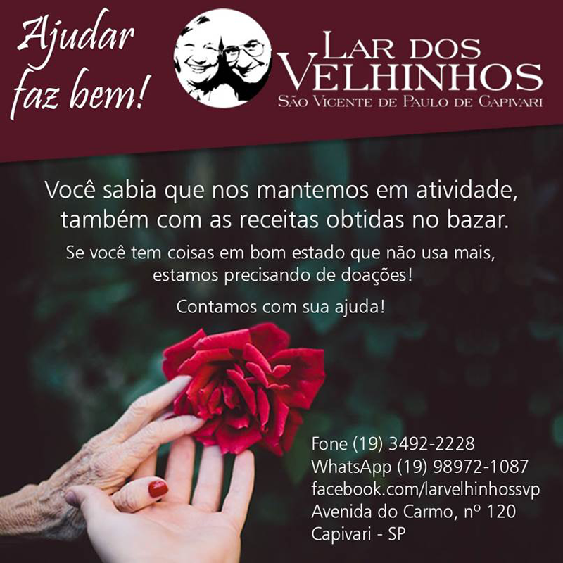 Bazar CSVP – Lar de Idosos