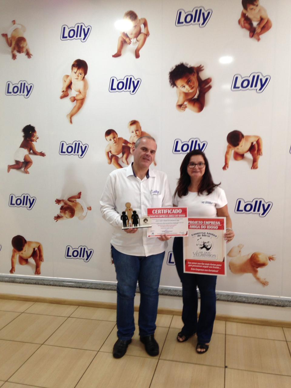 Leia mais sobre o artigo LOLLY BABY recebe Troféu e Certificado do Projeto Empresa Amiga do Idoso 2019