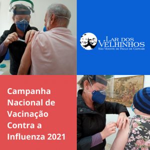 Leia mais sobre o artigo A Campanha Nacional de Vacinação Contra a Influenza 2021 chegou na Instituição.