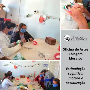 Read more about the article Oficina de Arte – Colagens em mosaico