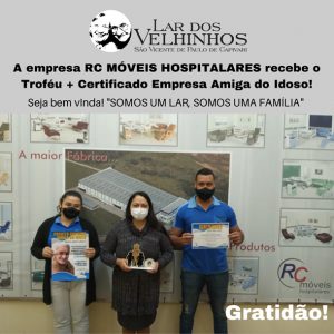 Leia mais sobre o artigo RC MÓVEIS HOSPITALAR fecha parceria no Projeto Empresa Amiga do Idoso.