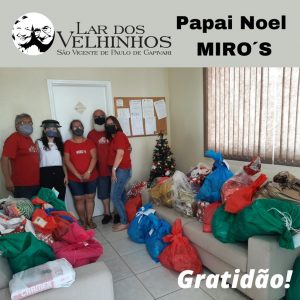 Read more about the article Papai Noel traz presentes para os moradores do Lar dos Velhinhos de Capivari.