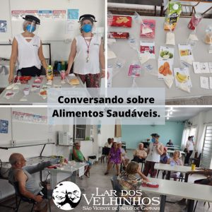 Read more about the article Roda de conversa com os moradores foi sobre alimentação saudável.
