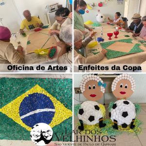 Leia mais sobre o artigo Oficina de Artes – Enfeites da Copa do Mundo