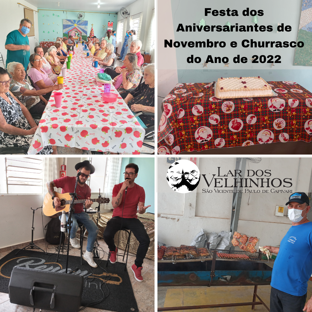 Read more about the article Festa dos Aniversariantes do mês de Novembro e Churrasco do Ano de 2022