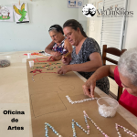Oficina de Artes com Moradores Lar dos Velhinhos de Capivari