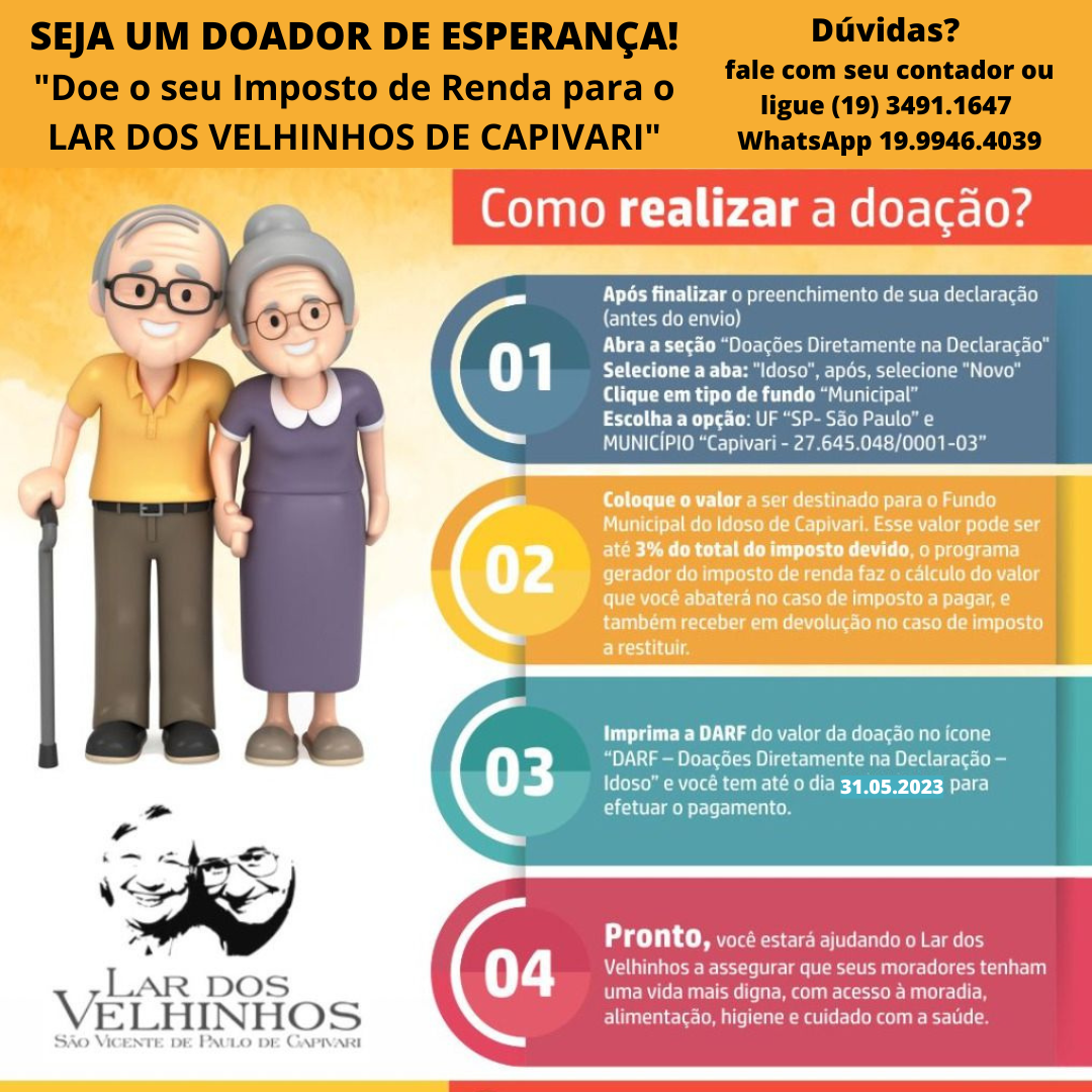 Read more about the article Seja um doador de esperança!