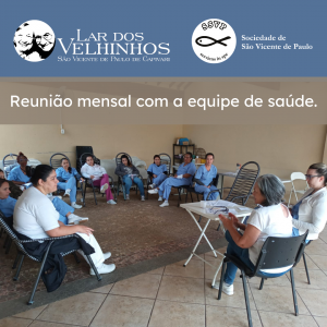 Leia mais sobre o artigo Reunião mensal com a Equipe de Saúde