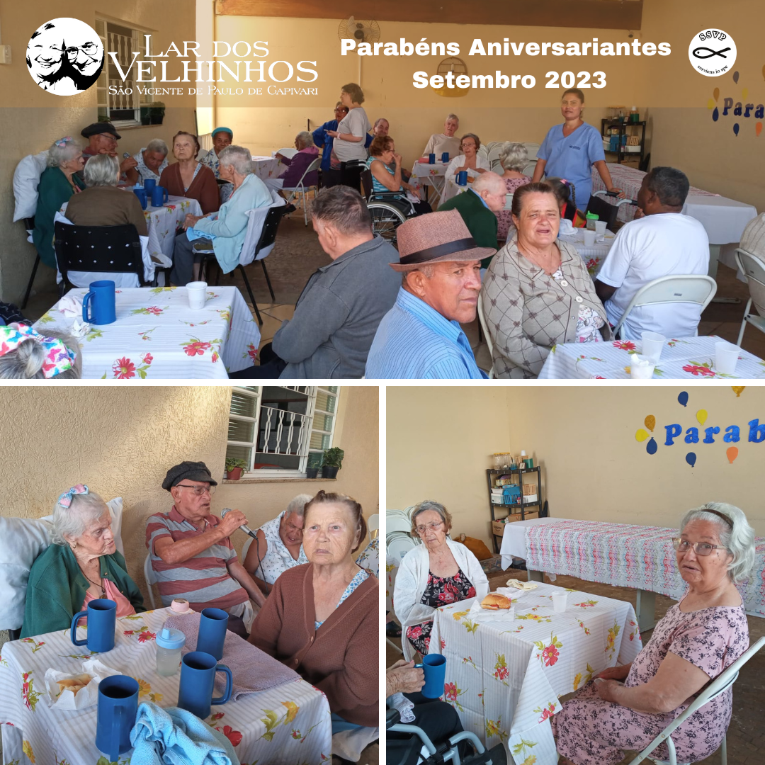 Festa dos Aniversariantes do mês de Setembro de 2023