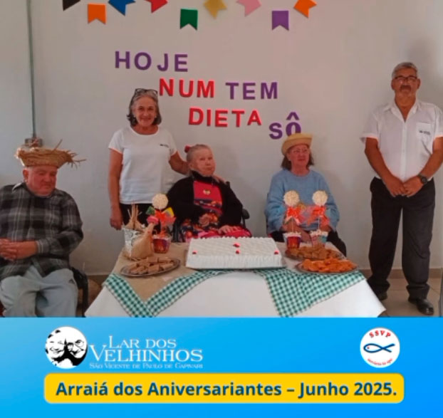 Festa dos Aniversariantes de Junho 2025