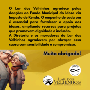 Leia mais sobre o artigo Agradecimento Doações ao Fundo Municipal do Idoso