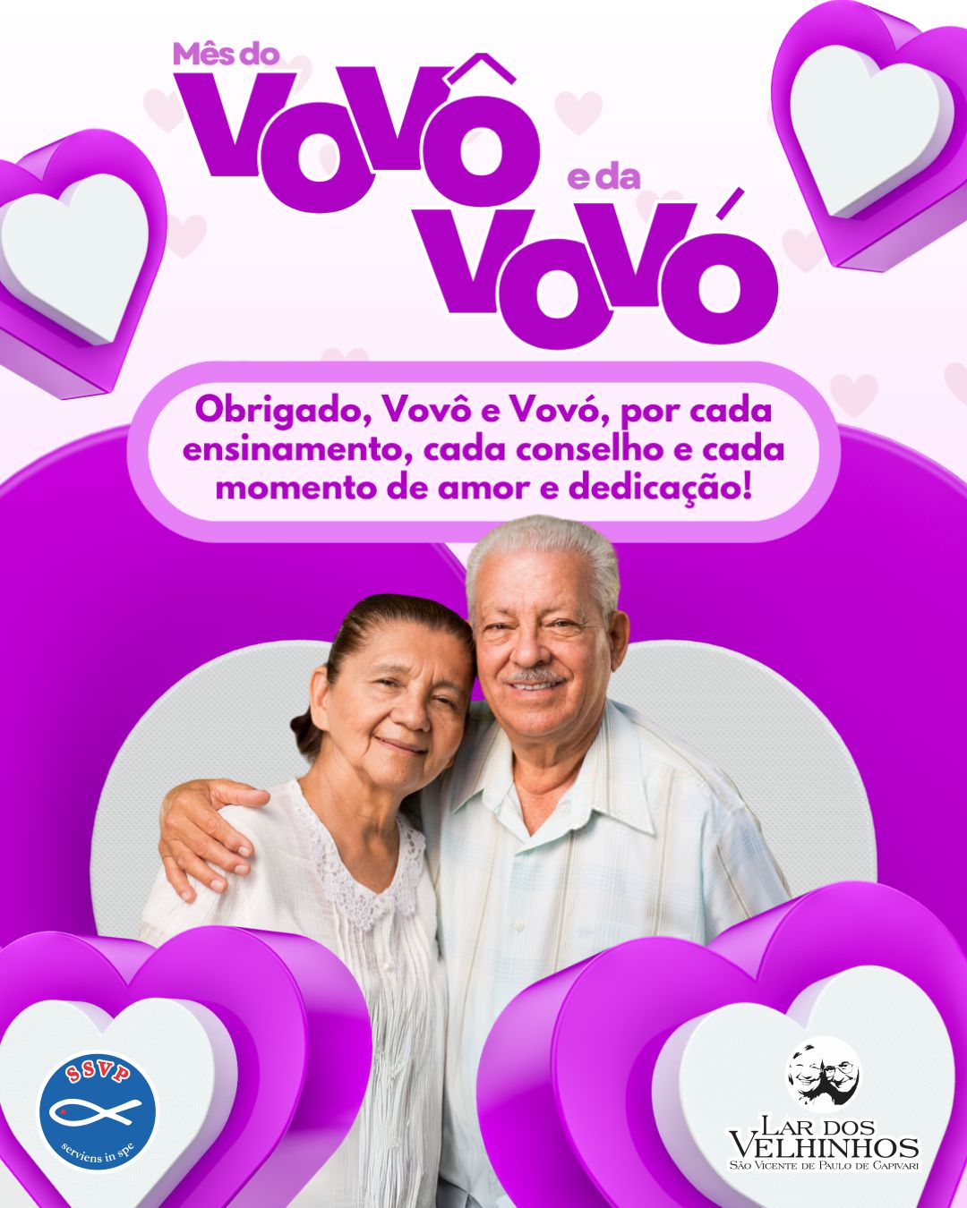 Julho Mês dos Avós