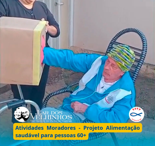 Leia mais sobre o artigo Atividades Moradores – Projeto: “Alimentação Saudável para pessoas 60+” em 17/07/2025