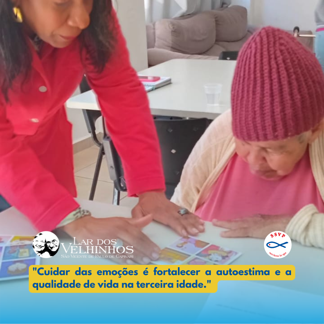 Atividades Moradores – A dinâmica da “Caixa de Sentimentos” do jogo Tabuleiro Divertidamente.