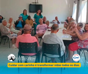 Leia mais sobre o artigo Atividades Moradores – Projeto “Envelhecer com estilo: Promoção e qualidade de vida”  Musicoterapia