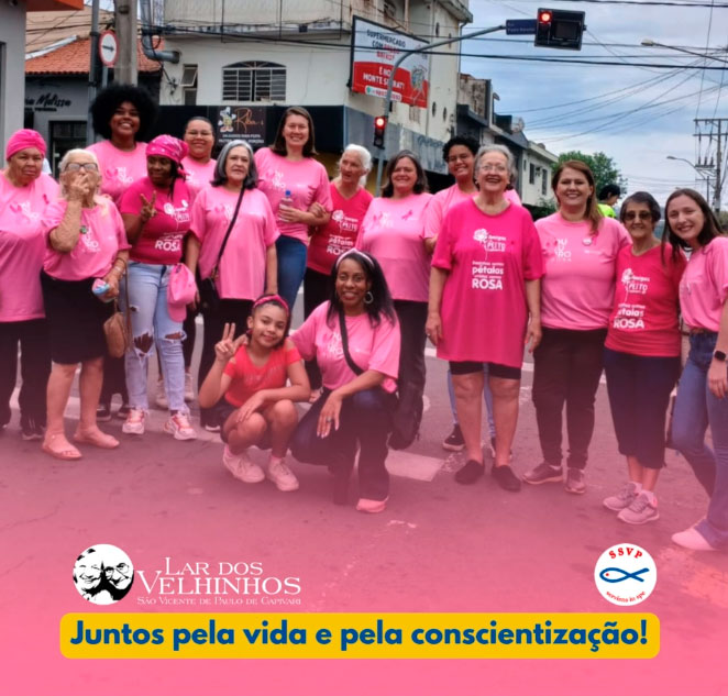 Moradores – Caminhada Outubro Rosa em 18.10.2025