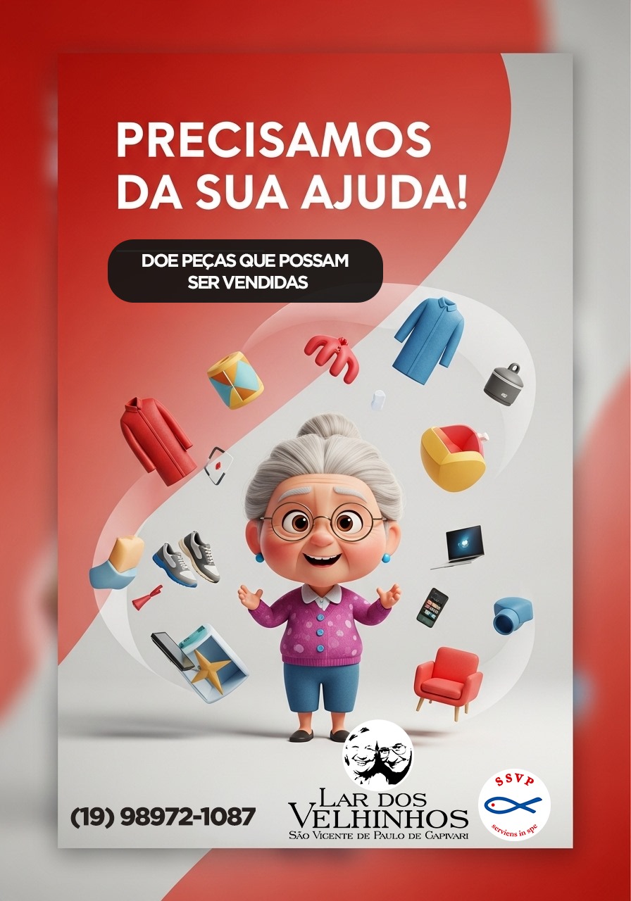 Leia mais sobre o artigo Doação para o Bazar do Lar dos Velhinhos de Capivari