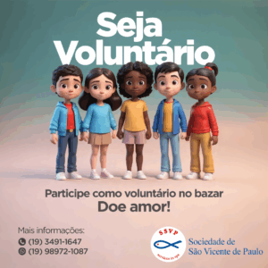 Leia mais sobre o artigo 💙Seja voluntário, doe amor! 💙