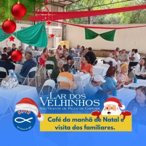Leia mais sobre o artigo Café da Manhã Especial de Natal 2025 Moradores e seus Familiares.