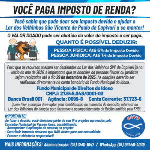 Leia mais sobre o artigo Doação de Imposto de Renda no Fundo do Idoso 2025