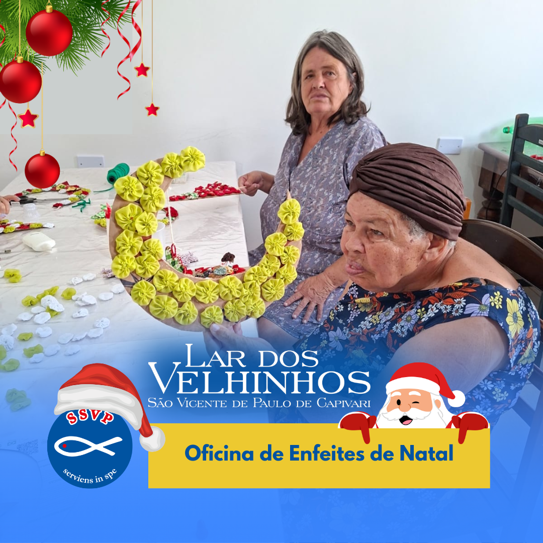 Leia mais sobre o artigo Atividades Moradores – Oficina de Enfeites de Natal 2025