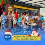 Moradores Passeio na Sorveteria Dilicia e Praça Central de Capivari.