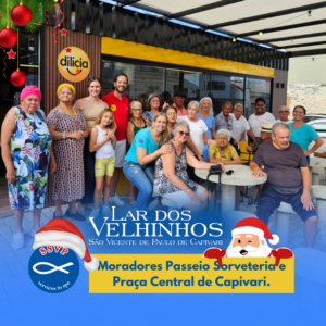 Leia mais sobre o artigo Moradores Passeio na Sorveteria Dilicia e Praça Central de Capivari.