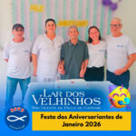 Festa dos Aniversariantes do mês de Janeiro 2026