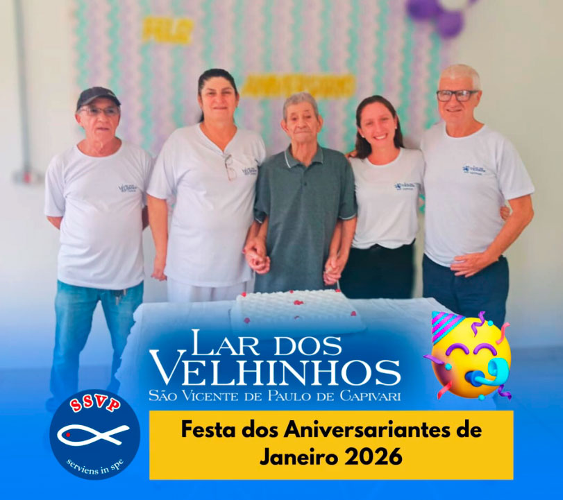 Festa dos Aniversariantes do mês de Janeiro 2026