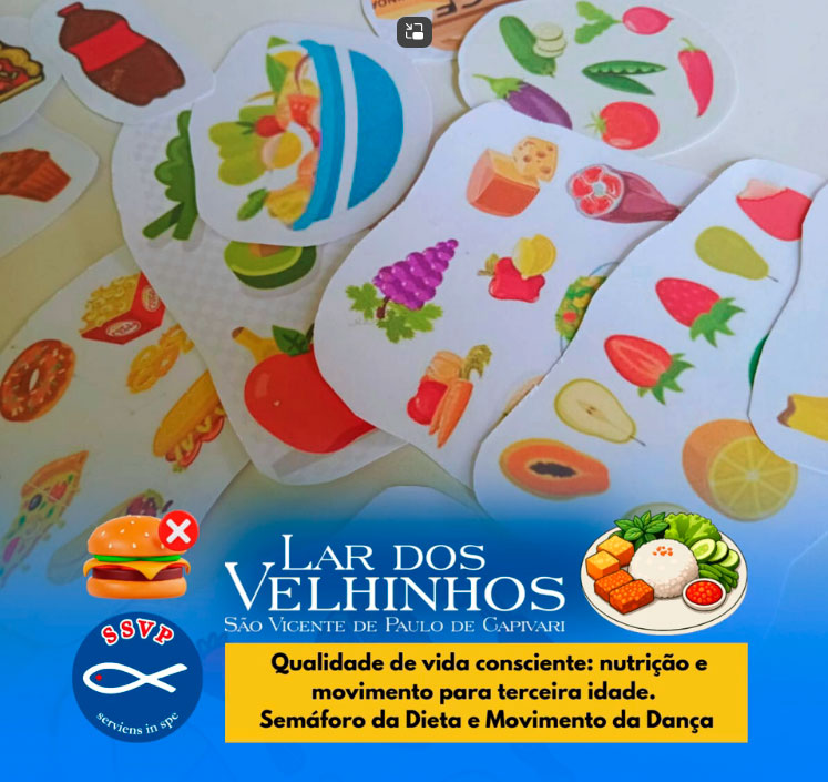 Projeto “Qualidade de Vida Consciente: Nutrição e Movimento para a Terceira Idade” – Semáforo da Dieta
