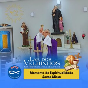 Leia mais sobre o artigo Celebração da Santa Missa no Lar dos Velhinhos de Capivari em 10.03.2026