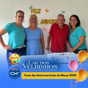 Leia mais sobre o artigo Festa dos Aniversariantes do mês de Março 2026
