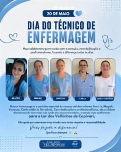 Leia mais sobre o artigo 20 de Maio – Dia do Técnico de Enfermagem.