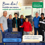 Doações de Cobertores CBS – Central de Bens e Serviços da Unimed