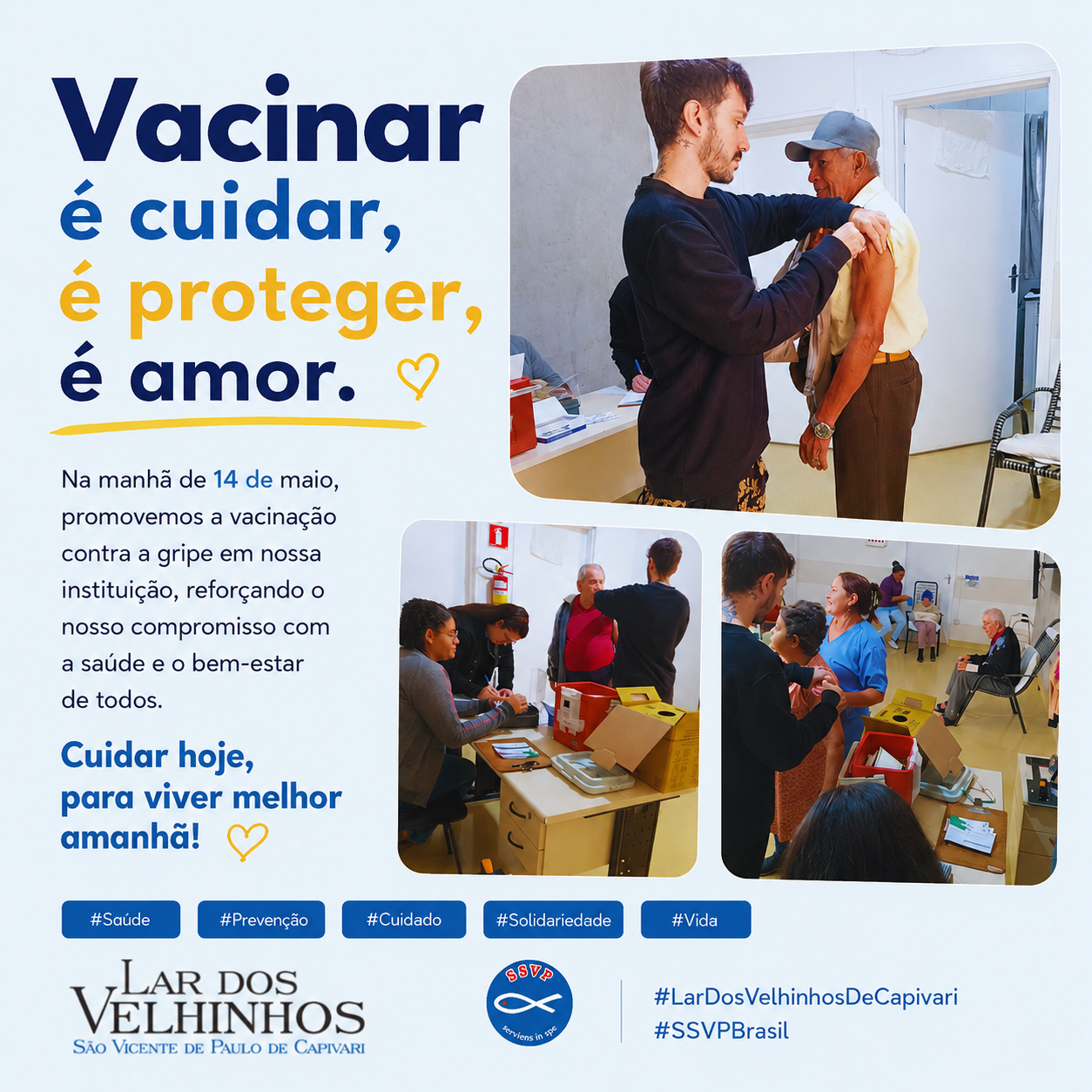 Leia mais sobre o artigo Moradores – Vacinação contra a gripe 2026