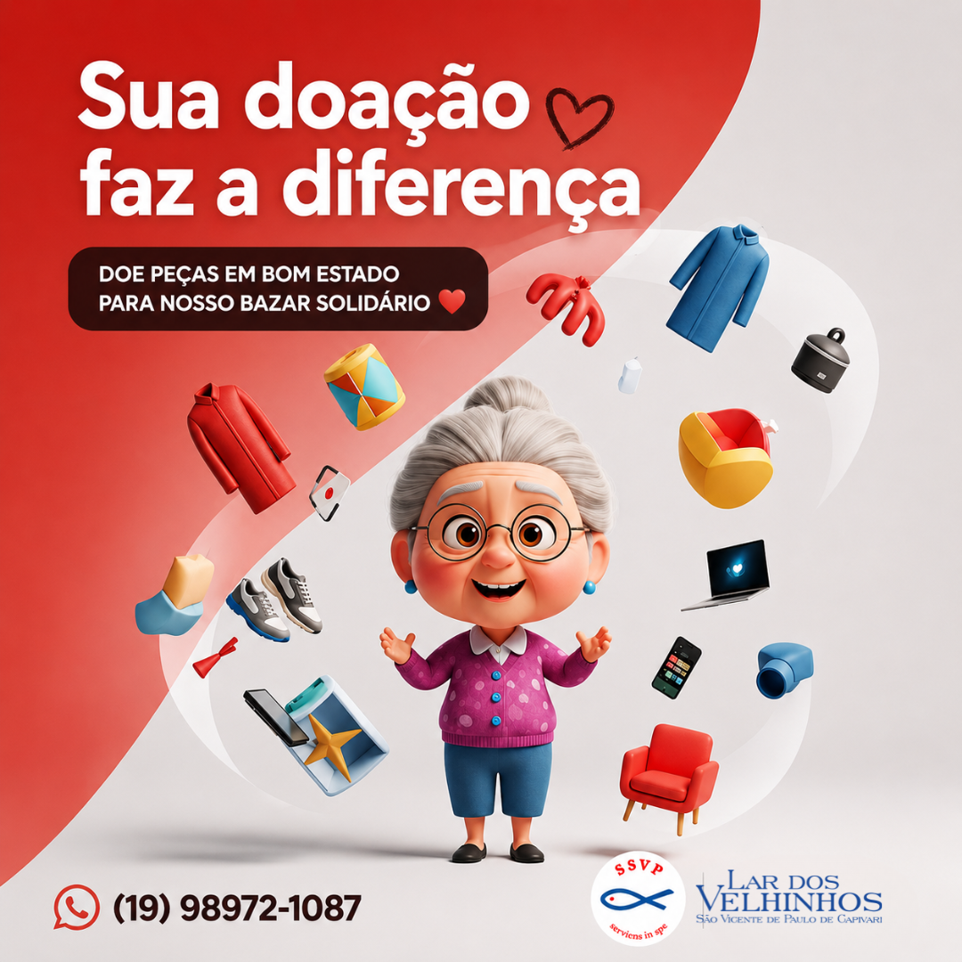 🧡 Sua doação faz a diferença!