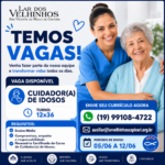 Temos Vaga – Cuidador(a) de Idosos