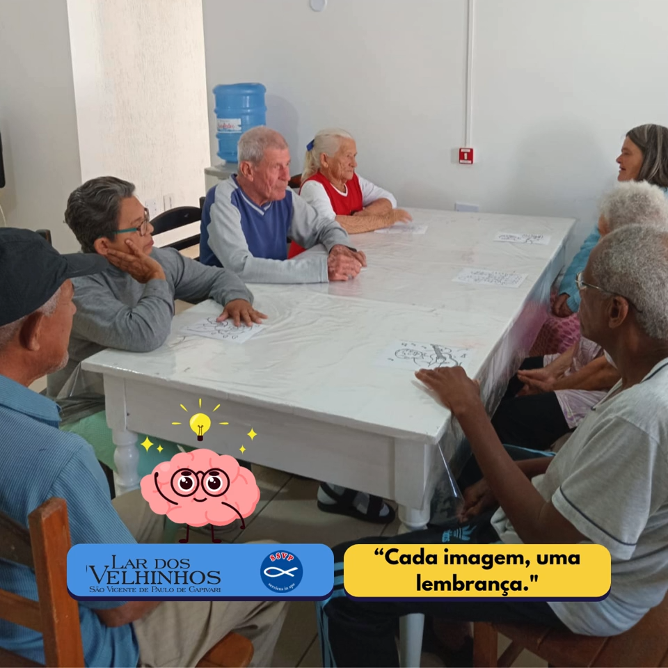 Oficina Despertar Lembranças, histórias e sentimentos significativos.