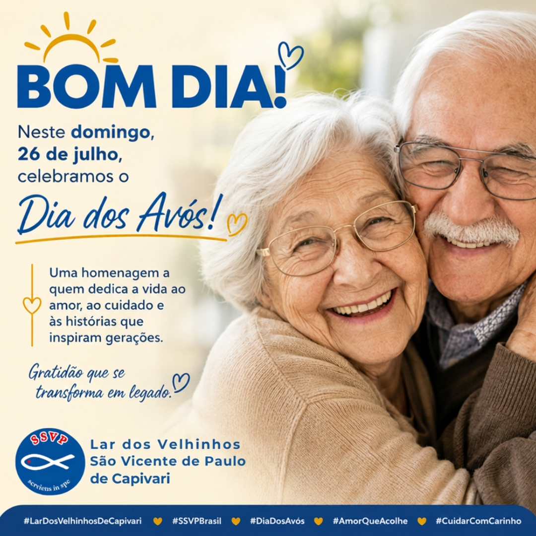 26 de Julho Dia dos  Avós