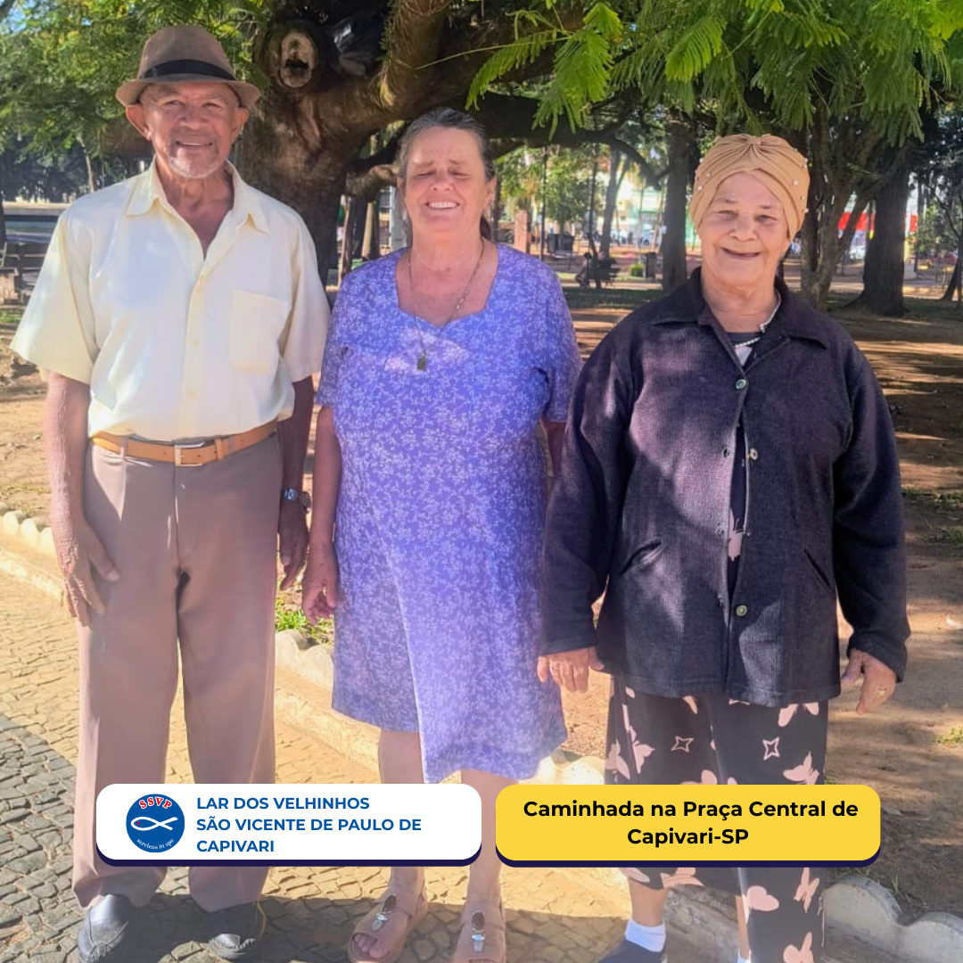 Atividades Moradores – Fisioterapeuta – Caminhada na Praça Central em 28.07.2026