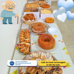 Leia mais sobre o artigo Café da tarde homenagem do Dias dos Pais 2026  – Grupo de Amigas e Voluntárias do Lar