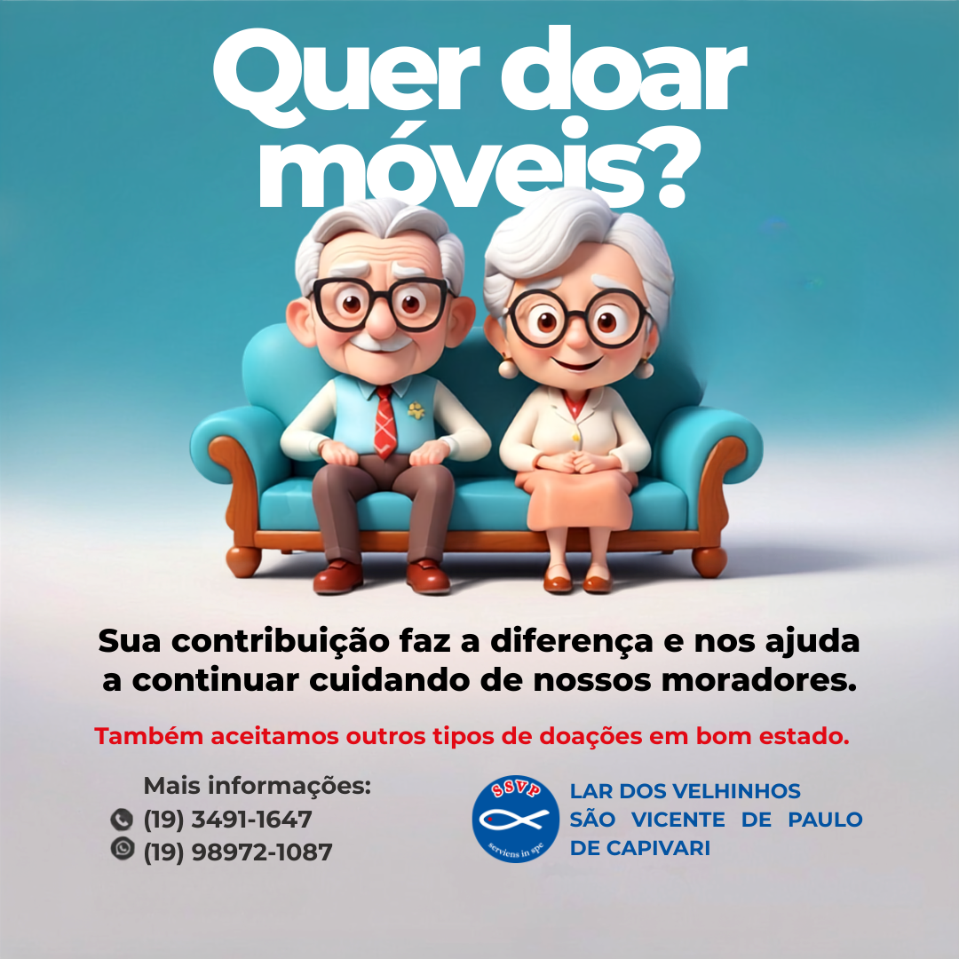 Doações de Móveis para o Bazar – Transforme vidas!!