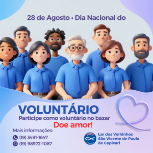 Leia mais sobre o artigo 28 de Agosto Dia Nacional do Voluntariado