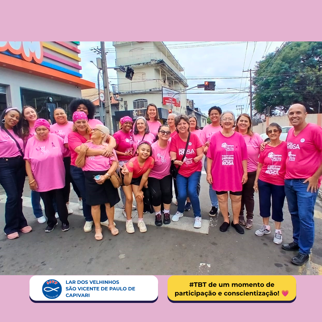 #TBT Caminhada do Outubro Rosa 2025